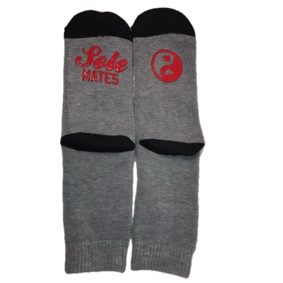 3/$25 SOUL MATES MENS FUNNY QUOTE SAYINGS SOCKS SIZE 7-11 - Picture 2 of 6